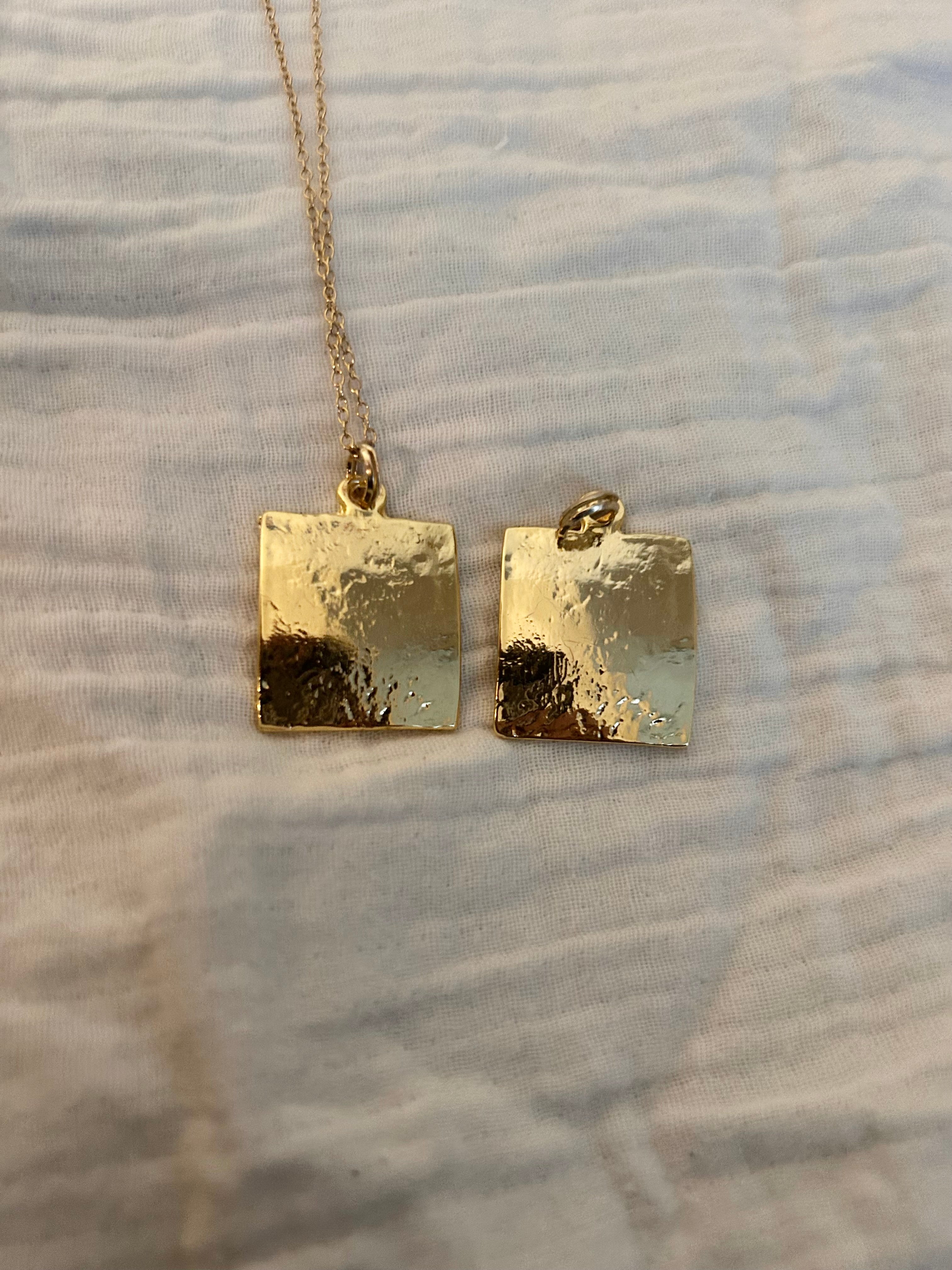 Collier MAMA or brillant