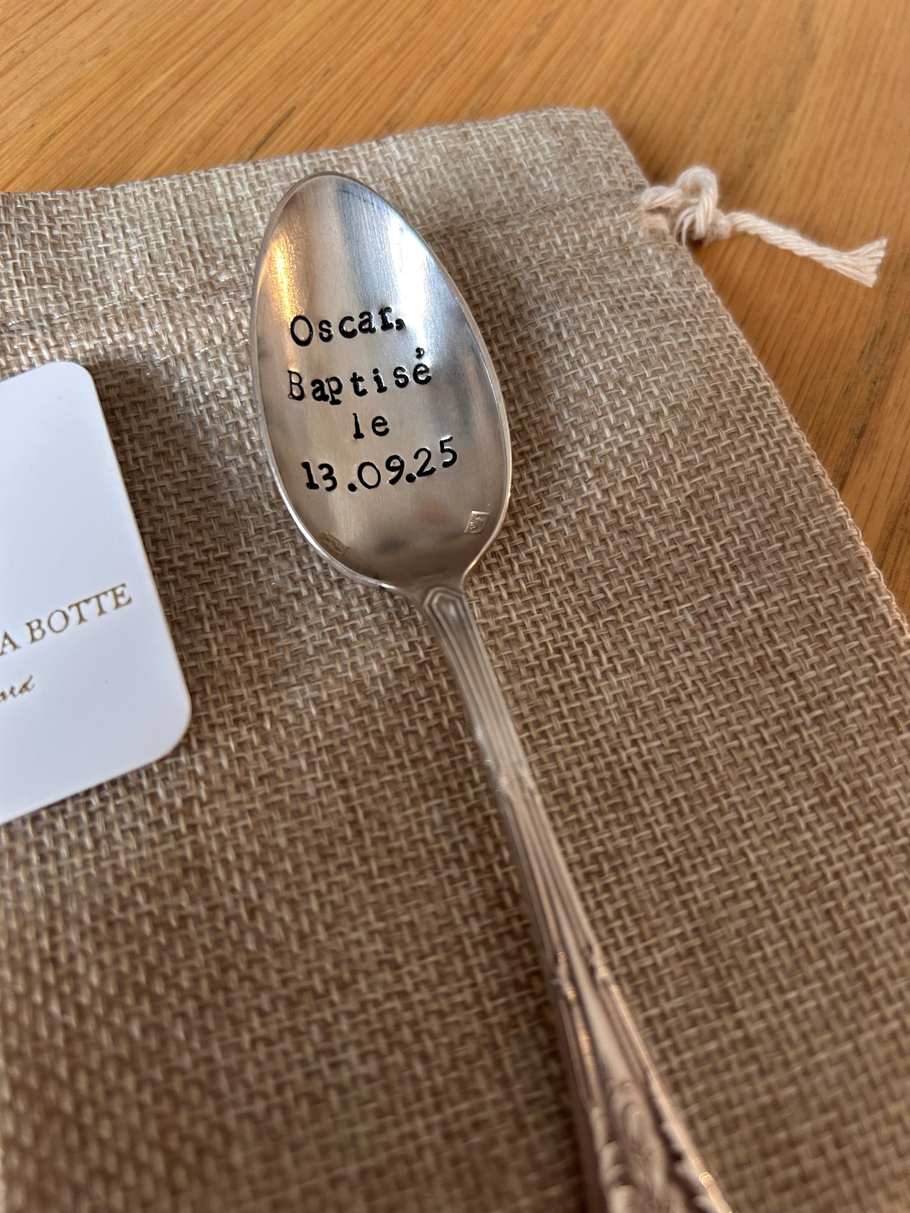 Petite cuillère à café vintage à personnaliser