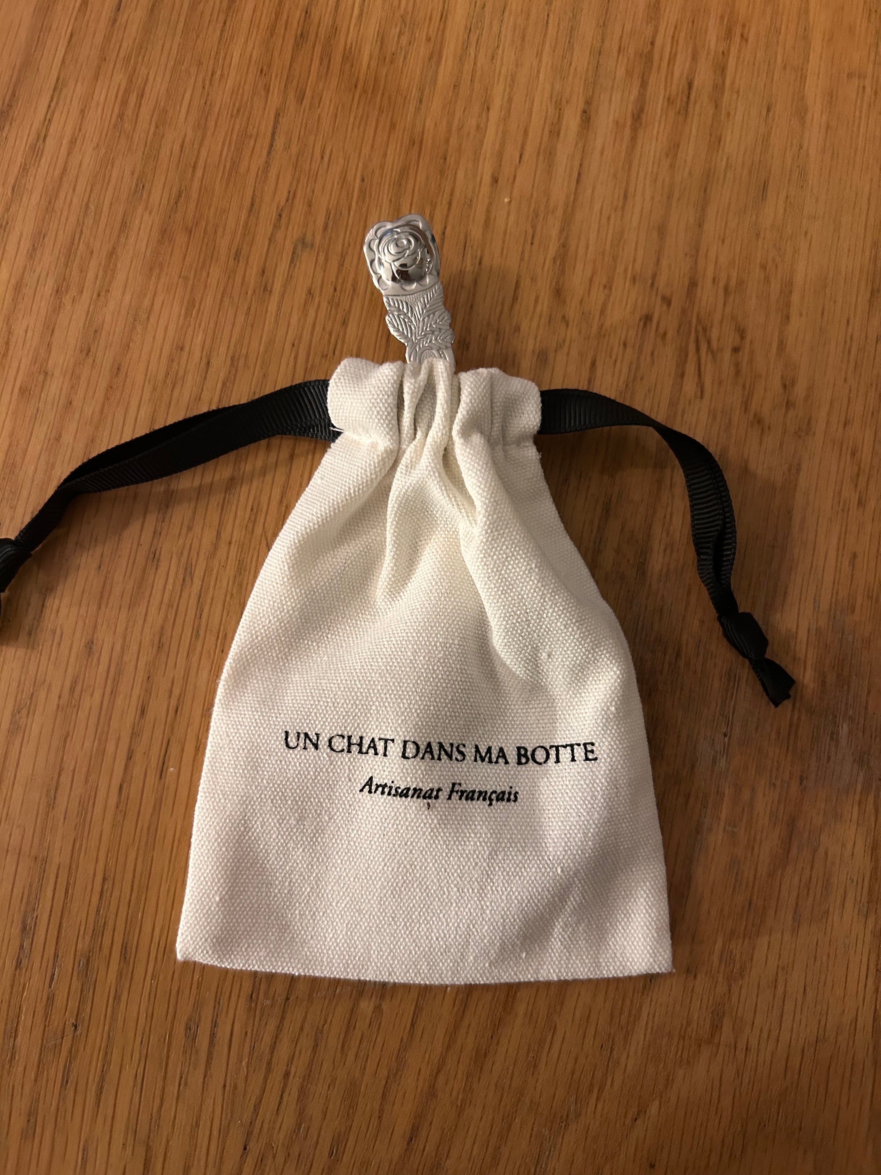 Petite cuillère à café en acier doré avec petit mot à personnaliser