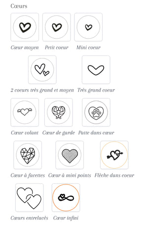 CESAR | Rond de serviette personnalisable en laiton doré gravé - diamètre standard - avec ou sans motif