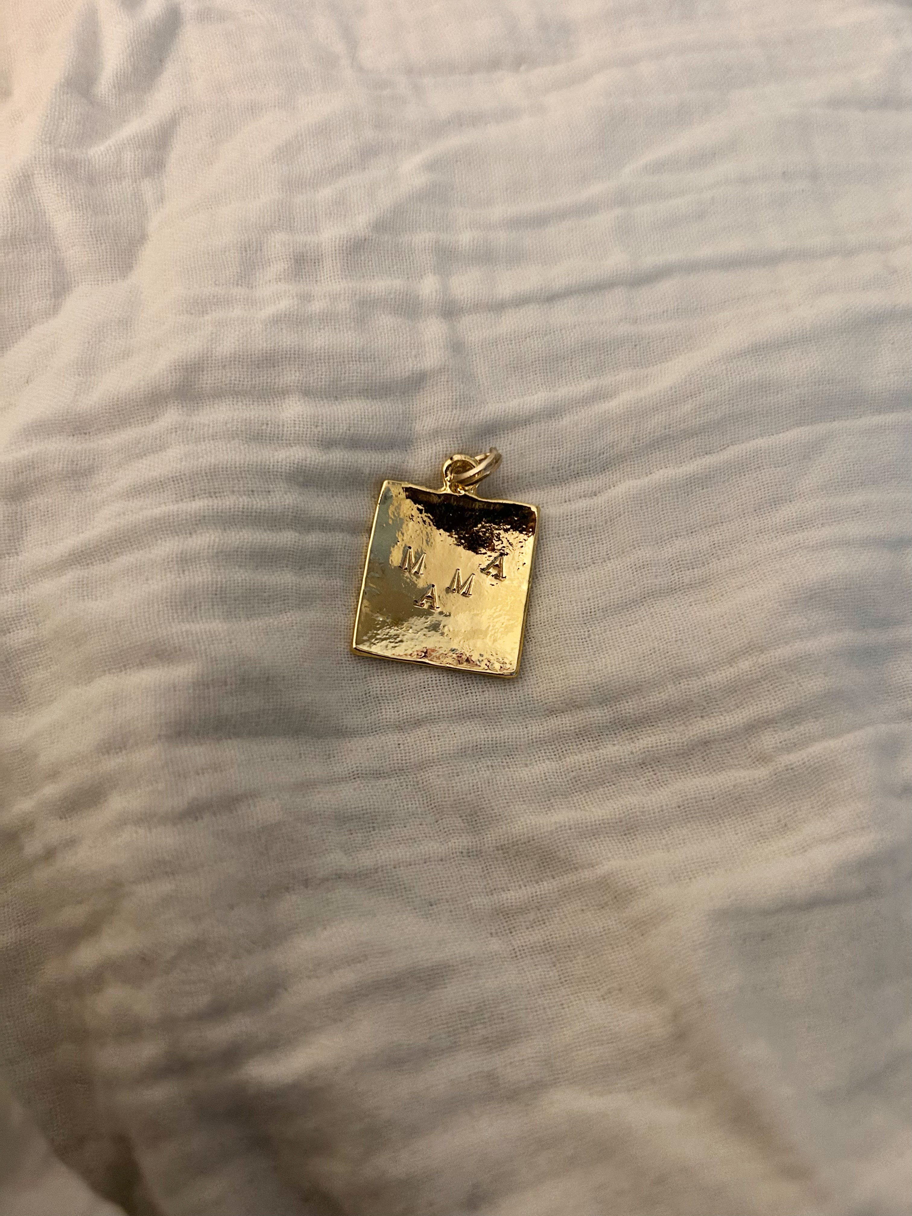 Pendentif MAMA or brillant