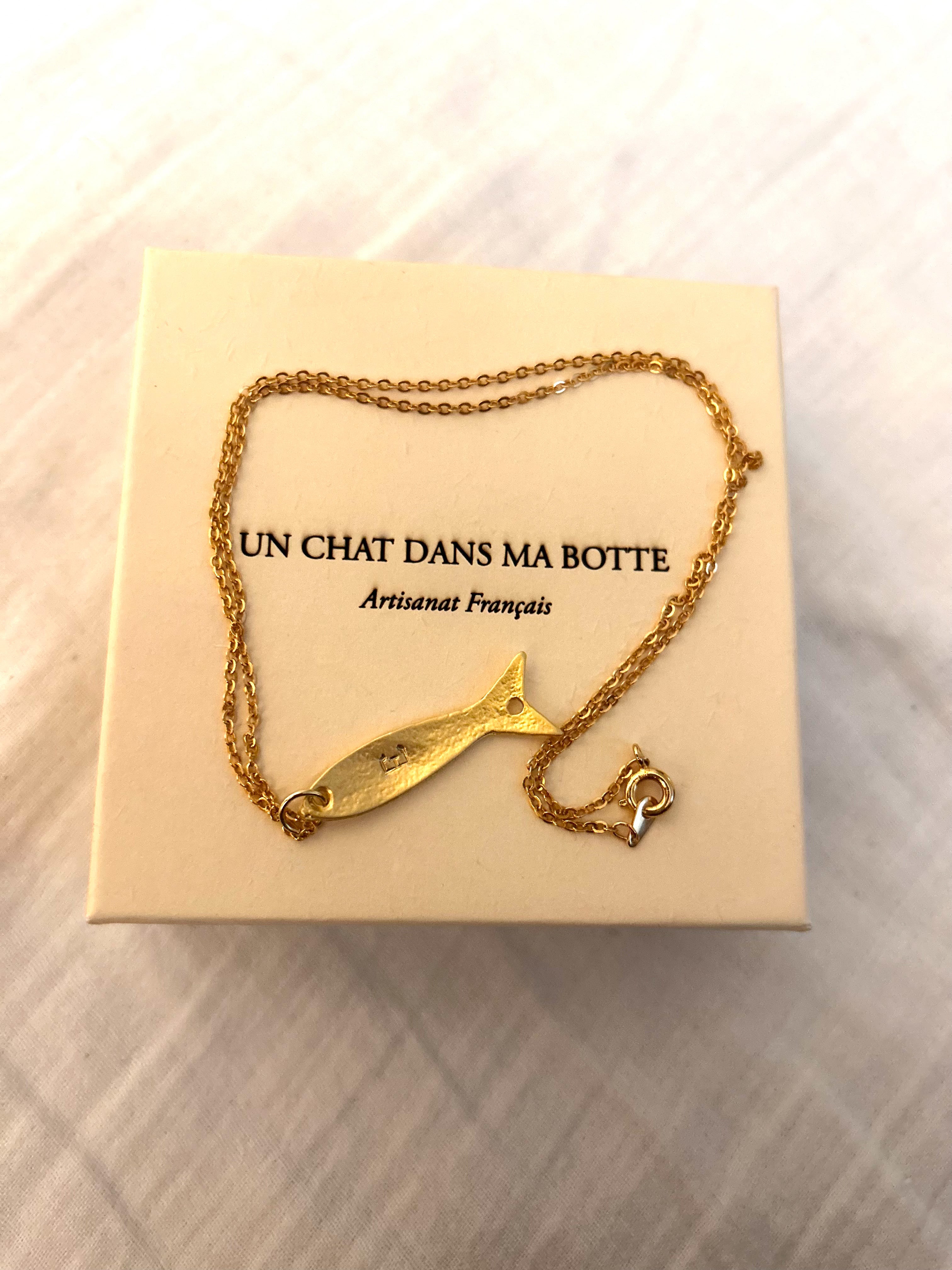 Collier Neptune personnalisable initiale