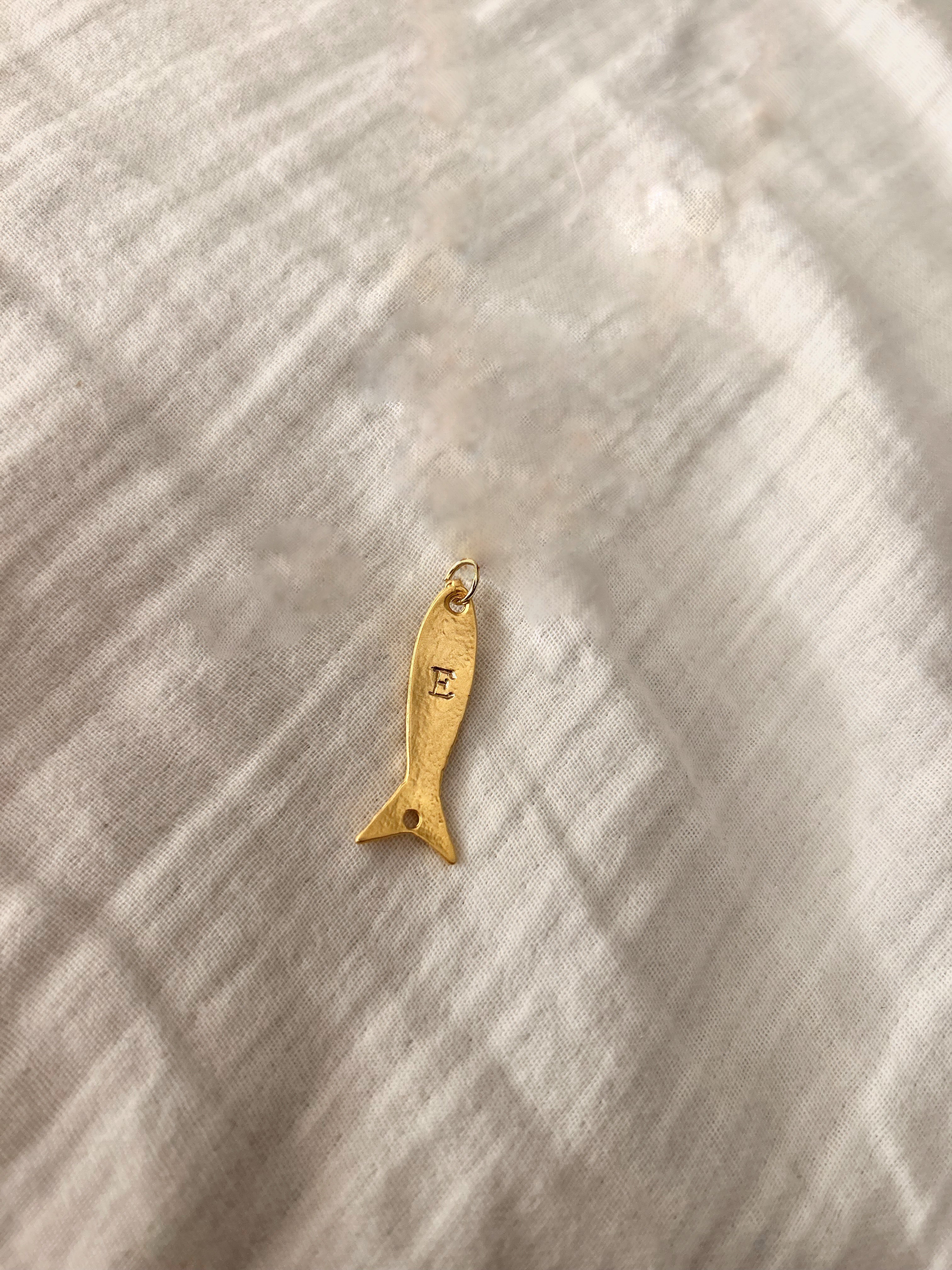 Pendentif Neptune PERSONNALISABLE avec initiale