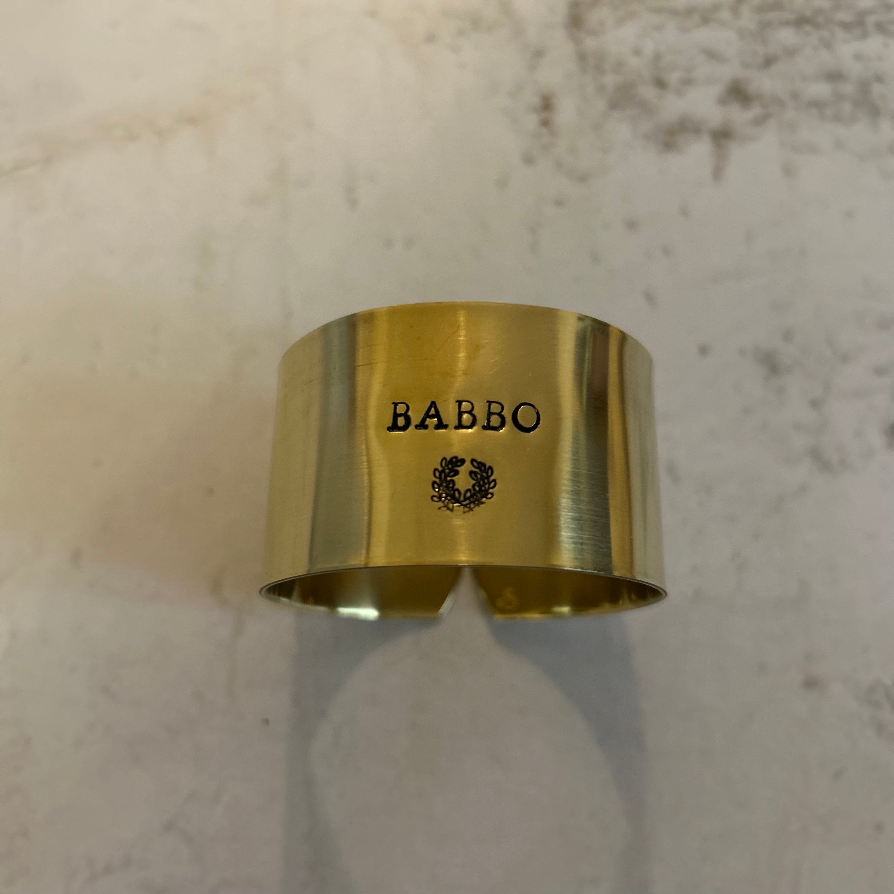 Collection oups - les imparfaits - «Babbo » avec couronne de laurier