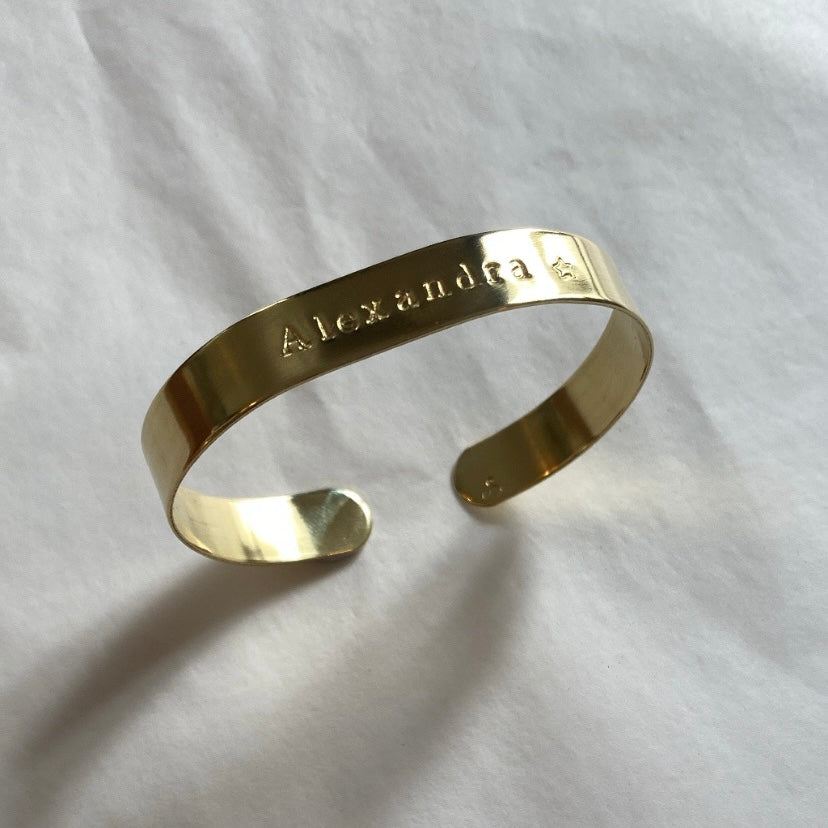Chiara brass bracelet