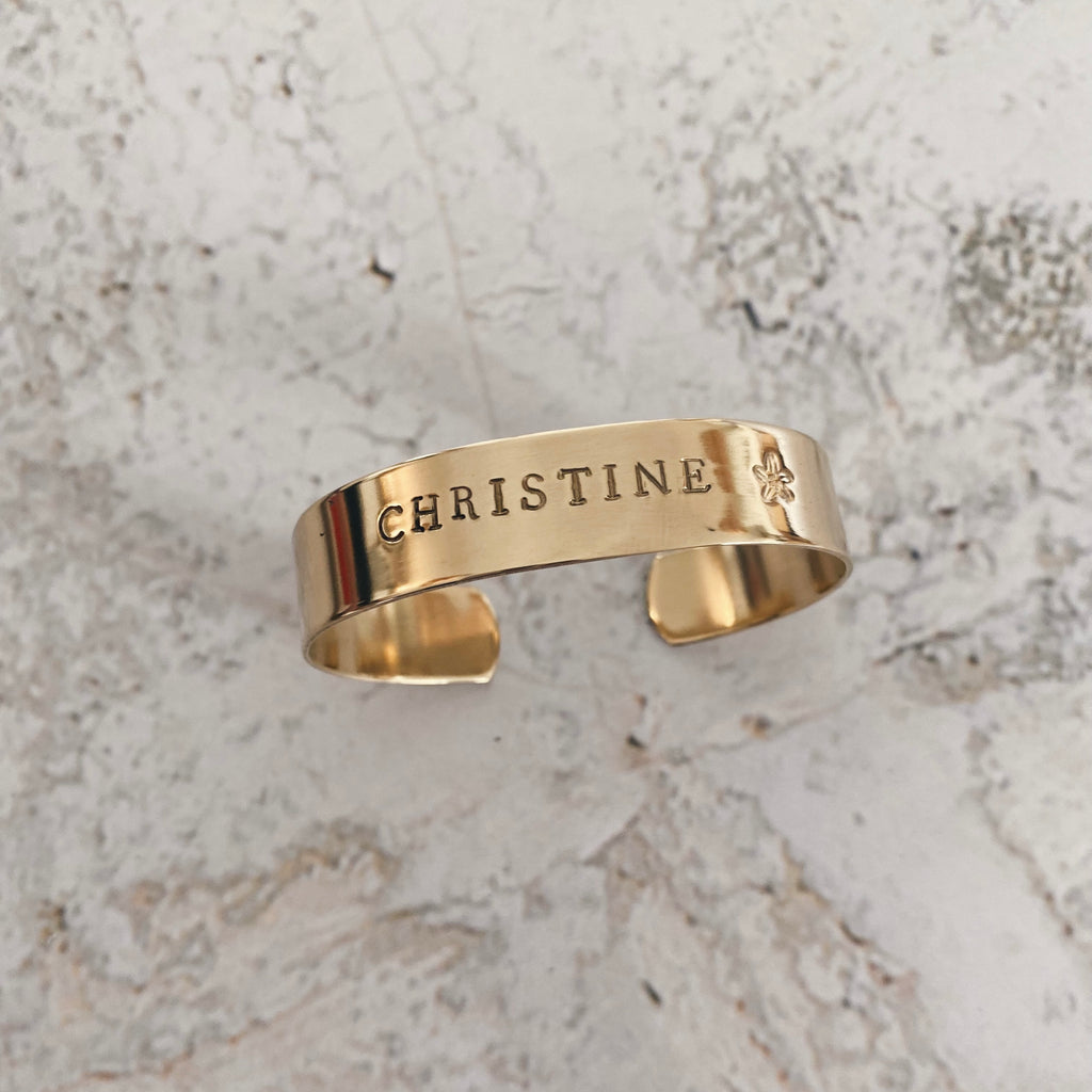 Chiara brass bracelet