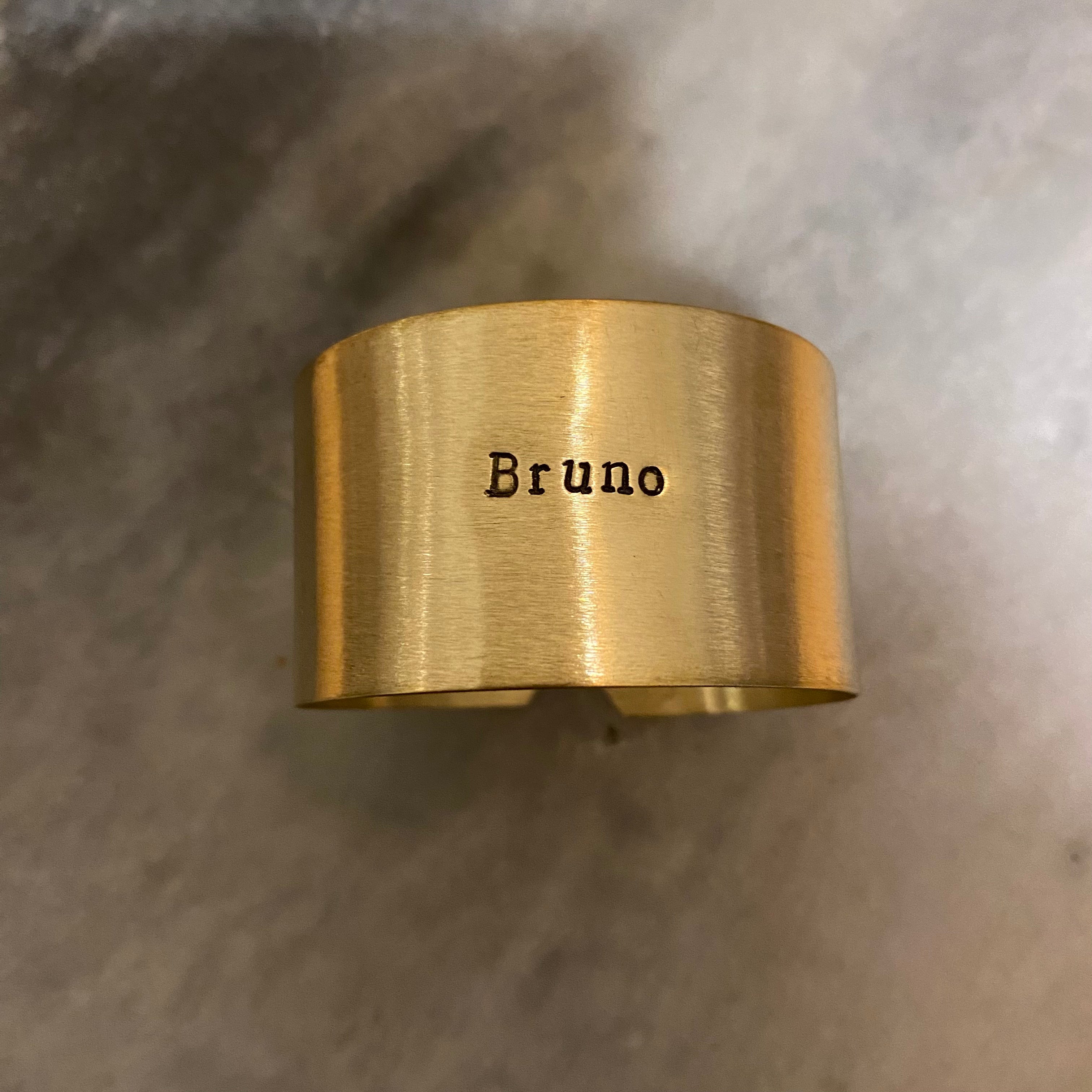 Déjà gravé 🍀 «Bruno » grainé